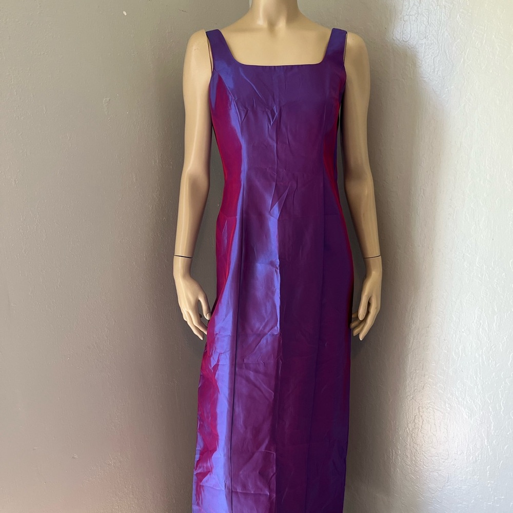 Purple iridescent Maxi Dress Size XS
